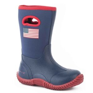 Roper Neoprene Shaft Roper American Flag boots size 2 kids rain boots gorpcore